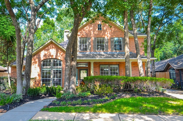 front of property featuring covered porch