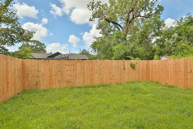 view of yard