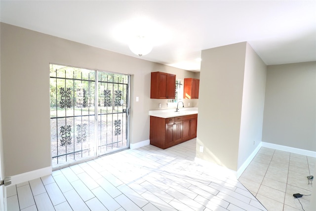 kitchen with sink