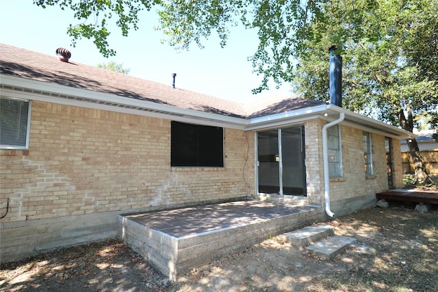 view of rear view of house