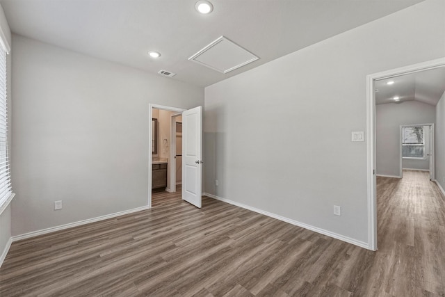 unfurnished room featuring hardwood / wood-style floors