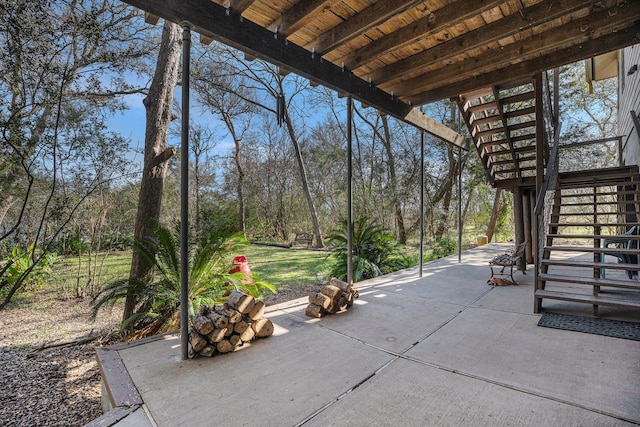 view of patio