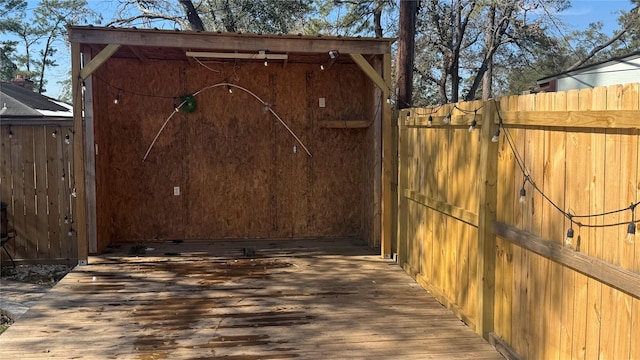 view of outbuilding