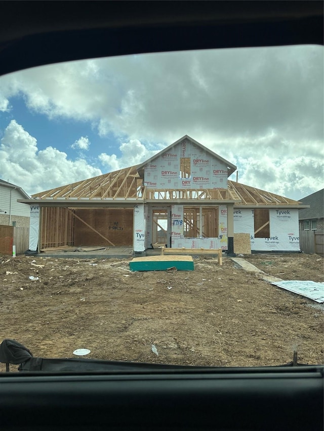 view of property under construction