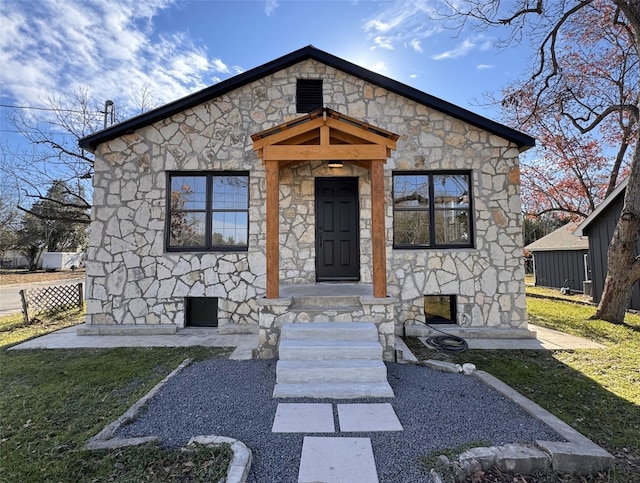 view of bungalow-style home