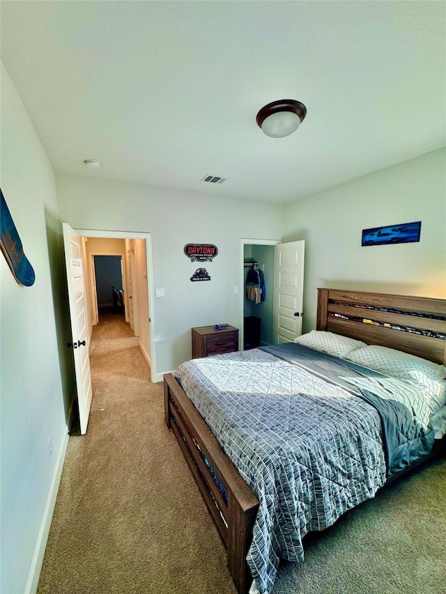 bedroom featuring carpet floors