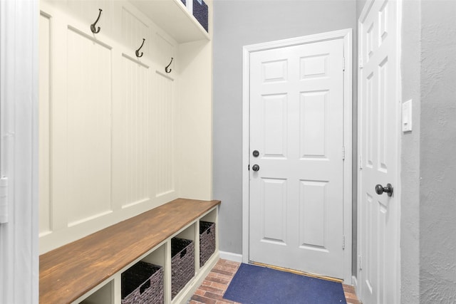 view of mudroom