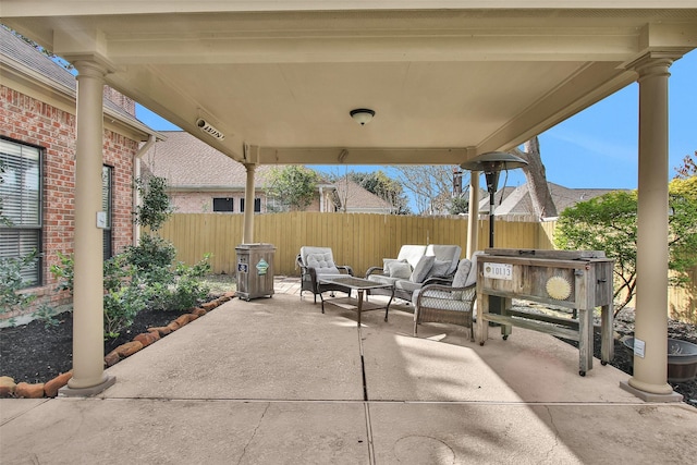 view of patio / terrace with outdoor lounge area