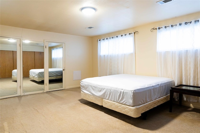 carpeted bedroom with pool table