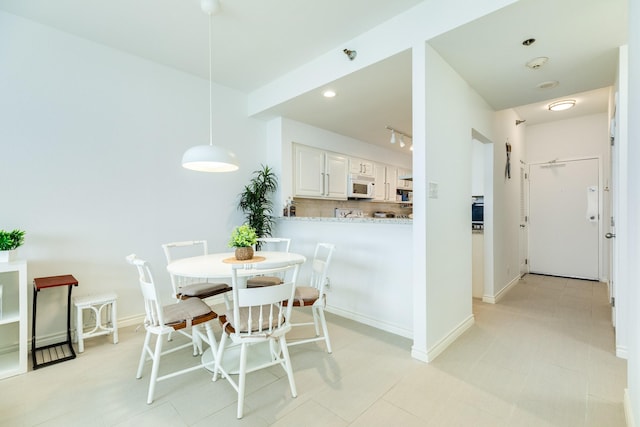 view of dining space