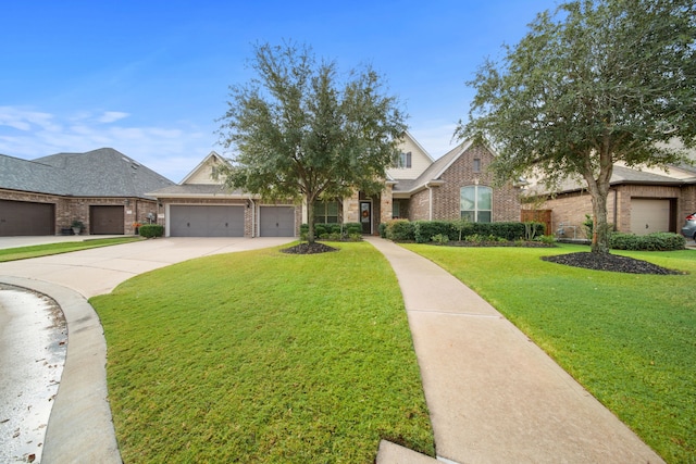 view of front of house with a front yard