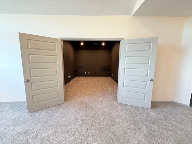 interior space with light carpet