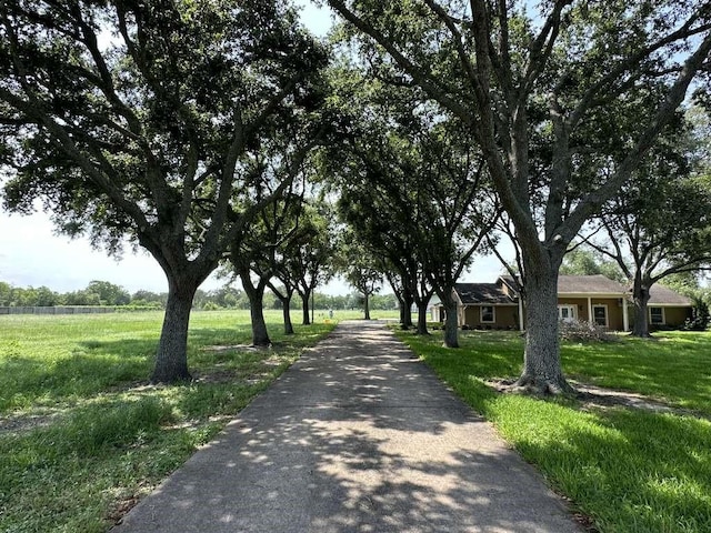 view of road