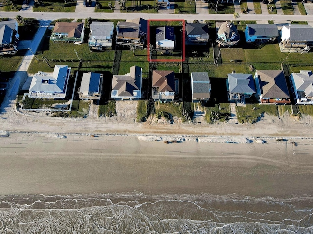 12929 John Reynolds Rd, Galveston, TX 77554 - bird's eye view with a residential view