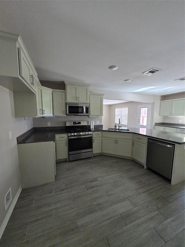 kitchen featuring sink and stainless steel appliances