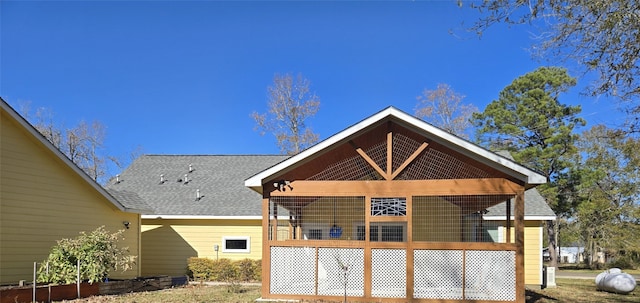 view of rear view of house