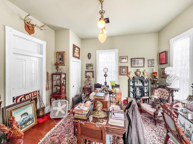 view of dining room