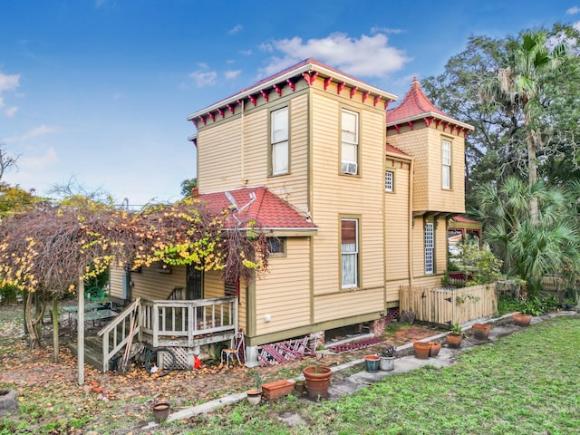 view of rear view of house