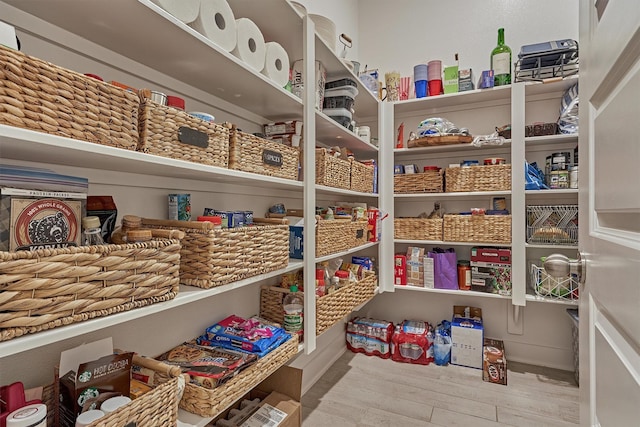 view of pantry