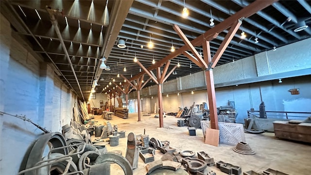 miscellaneous room featuring concrete flooring