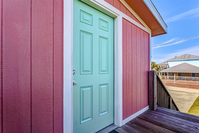 view of entrance to property