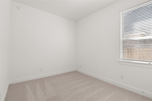 spare room featuring carpet flooring