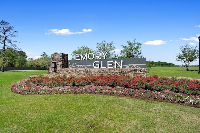 21514 Witham Promenade Ln, Magnolia, TX 77355 - community sign with a yard