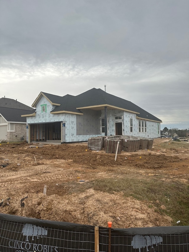 view of front of home