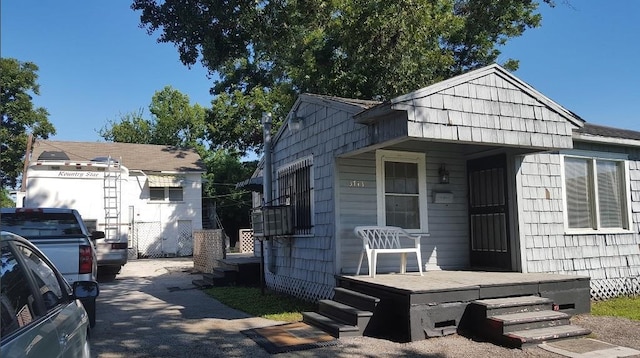 view of front of home