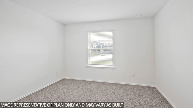 spare room featuring carpet floors