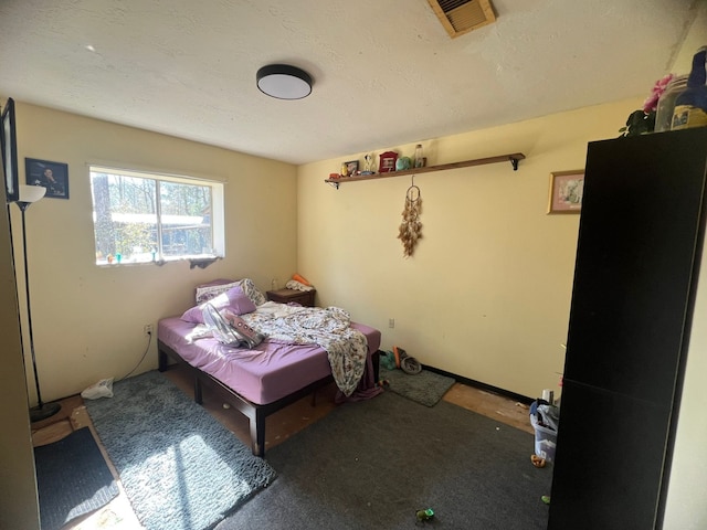 bedroom with carpet floors