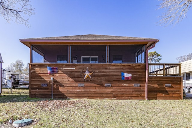 view of back of property