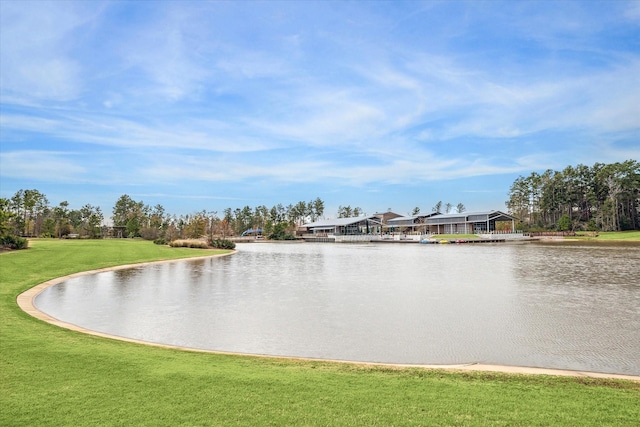 view of water feature