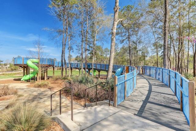 surrounding community featuring a playground