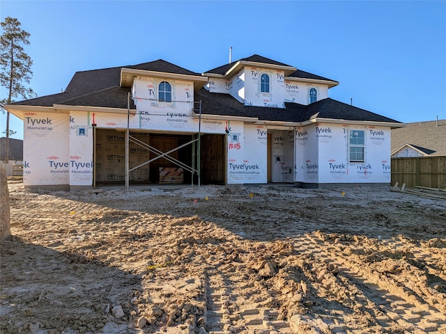 view of property under construction