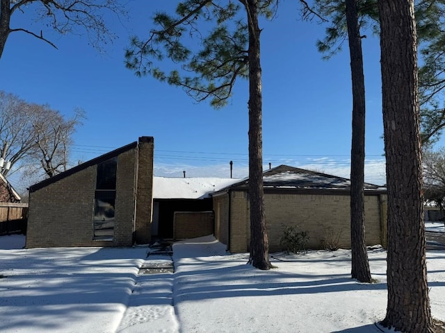 view of front of home