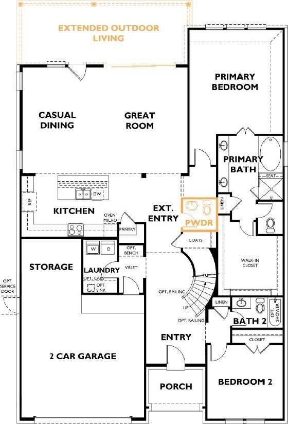 16163 Sheridan River Trl, Conroe, TX 77302 - floor plan / room layout