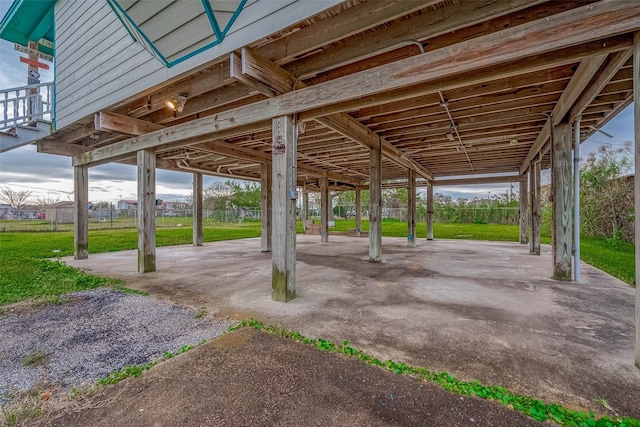 surrounding community with a patio area