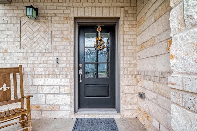 view of entrance to property