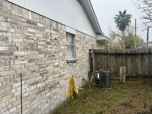 view of property exterior featuring cooling unit