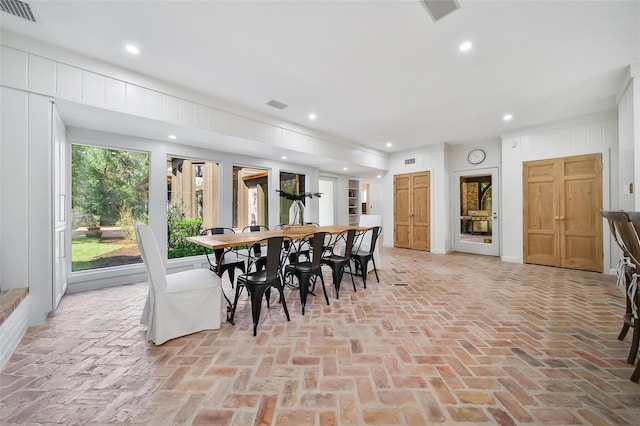 view of dining space