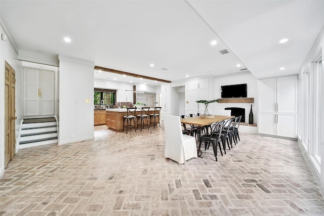 view of dining room