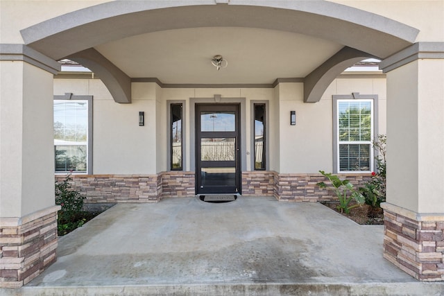 view of entrance to property