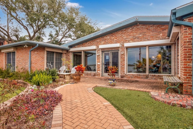 back of house featuring a patio