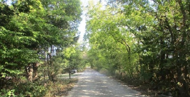 view of road