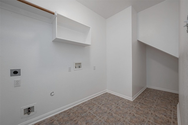 laundry room featuring washer hookup, hookup for an electric dryer, and hookup for a gas dryer