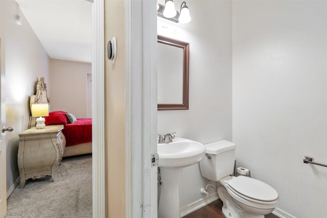 bathroom with toilet