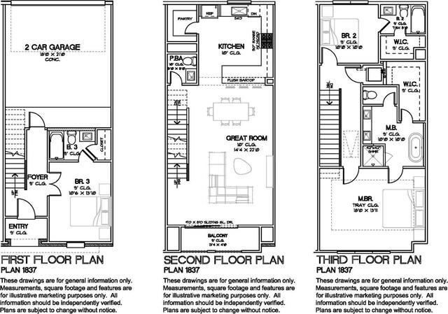 3037 Hicks St, Houston, TX 77007 - floor plan