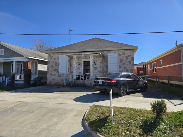 view of front of home