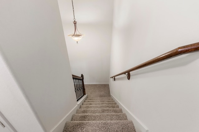 stairs with carpet